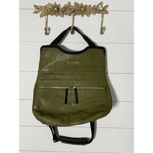 Kelly Moore Steph Camera Olive Green Shoulder Bag with Detachable Strap